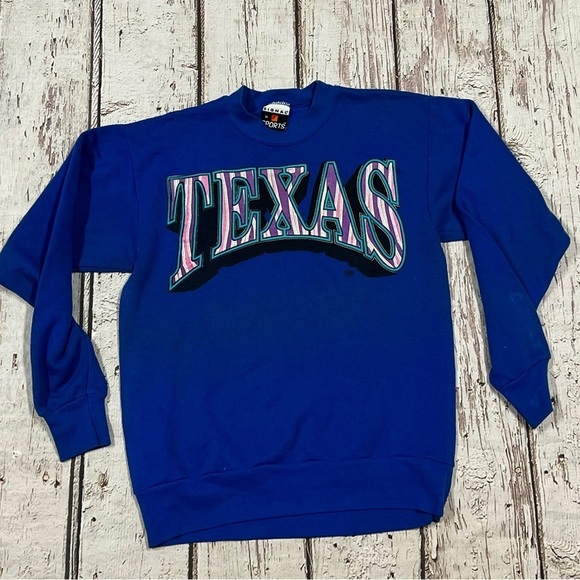 Vintage Texas Travel Tourism Destination Souvenir Crewneck Sweatshirt - Picture 1 of 5